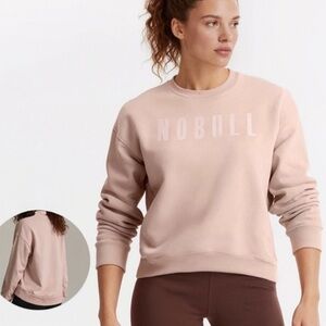 NOBULL Dusty Rose High-Low Crewneck Sweatshirt